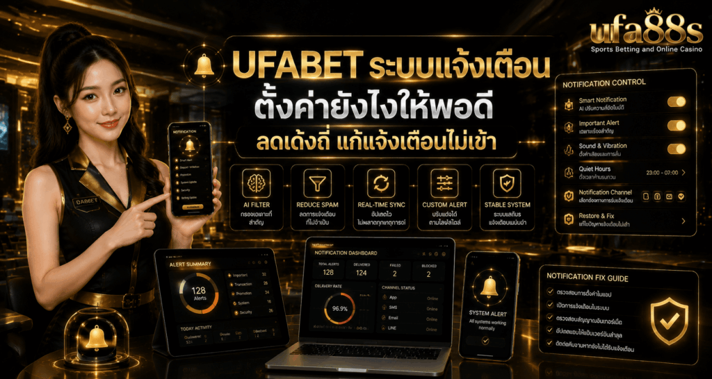 UFABET ระบบแจ้งเตือน