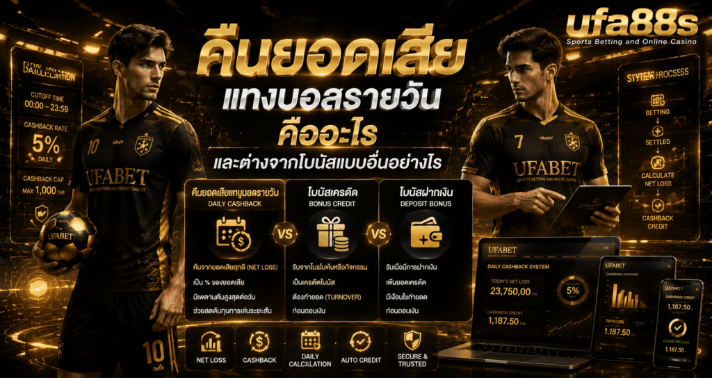 คืนยอดเสียแทงบอลรายวัน
