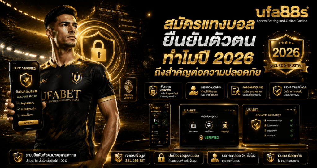 สมัครแทงบอลยืนยันตัวตน
