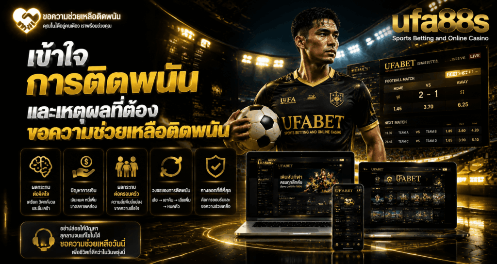ขอความช่วยเหลือติดพนัน
