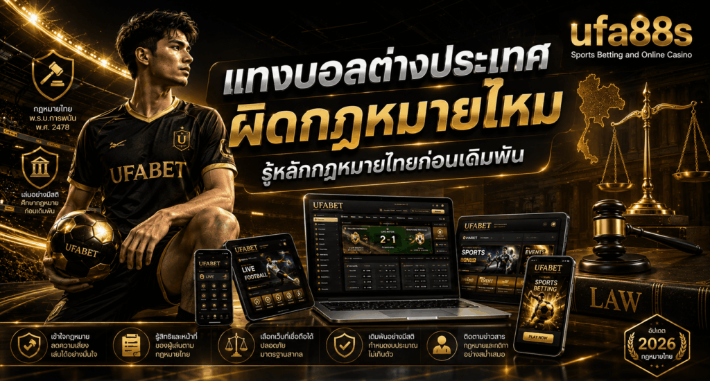 แทงบอลต่างประเทศผิดกฎหมายไหม