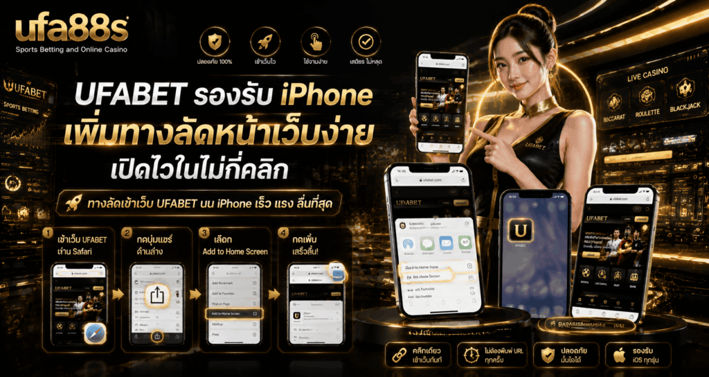UFABET รองรับ iPhone