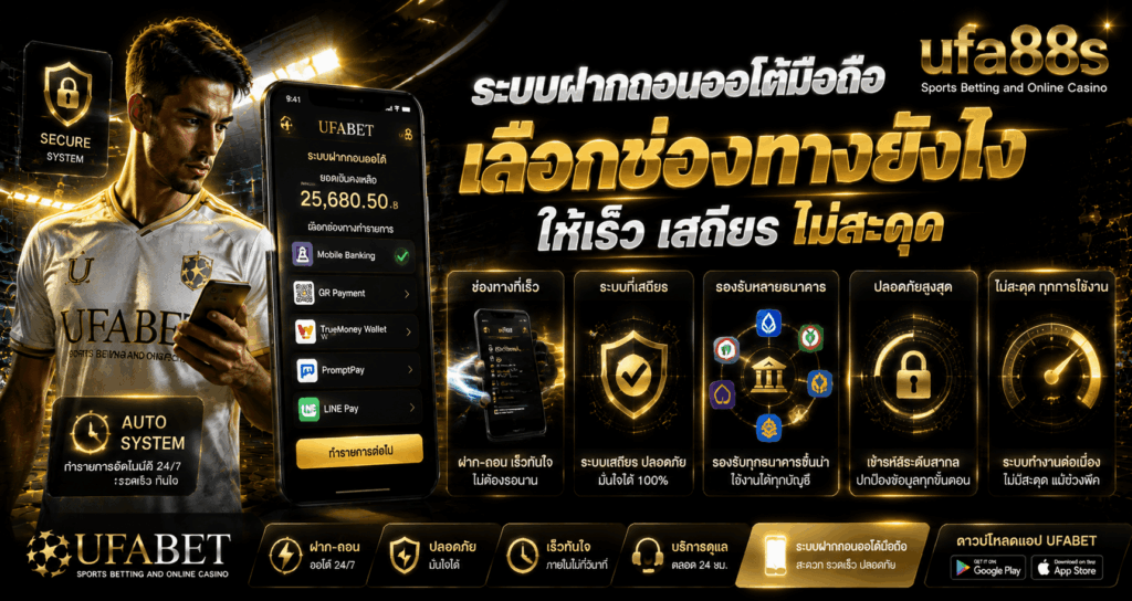 ระบบฝากถอนออโต้มือถือ