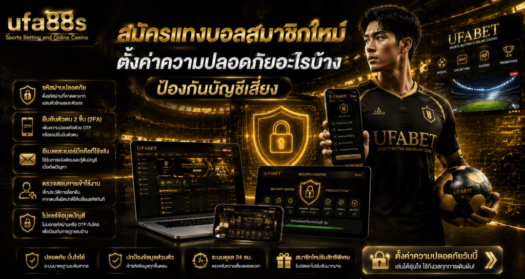 สมัครแทงบอลสมาชิกใหม่