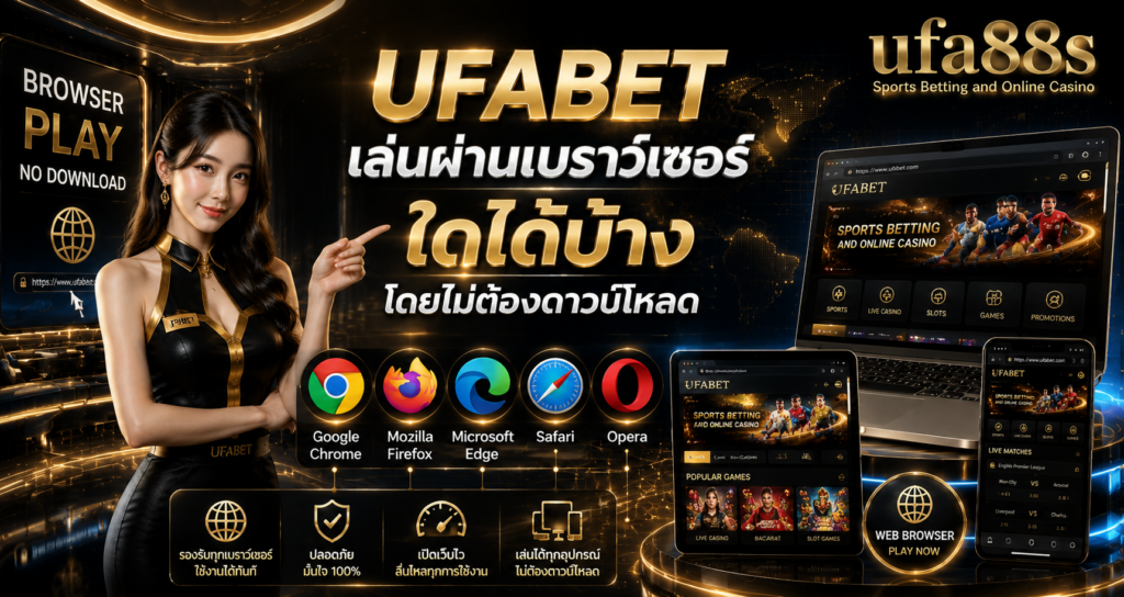 UFABET เล่นผ่านเบราว์เซอร์