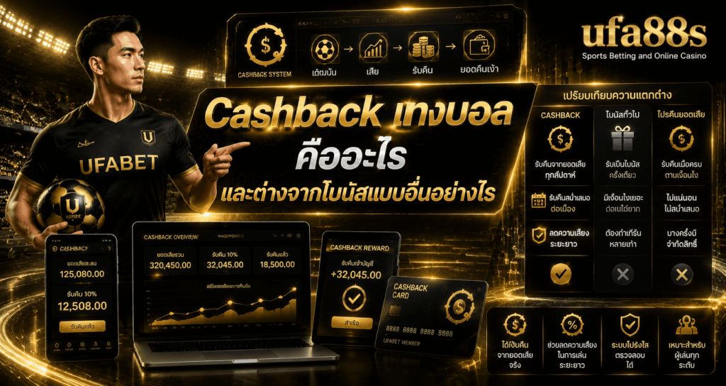 Cashback แทงบอล