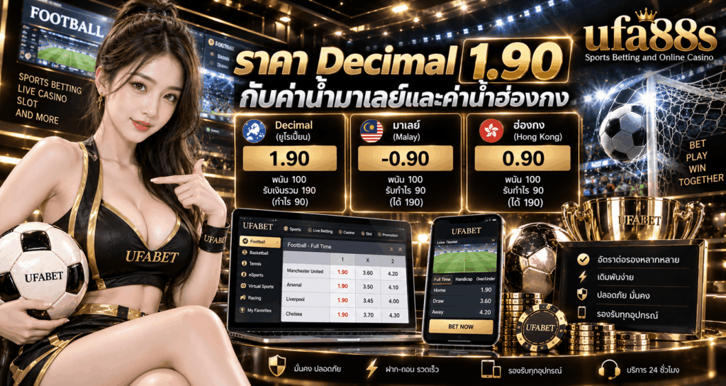 ราคา Decimal 1.90 คืออะไร
