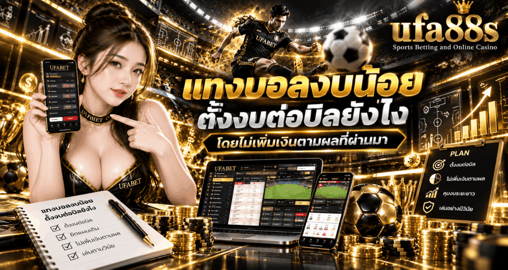 แทงบอลงบน้อยตั้งงบต่อบิลยังไง