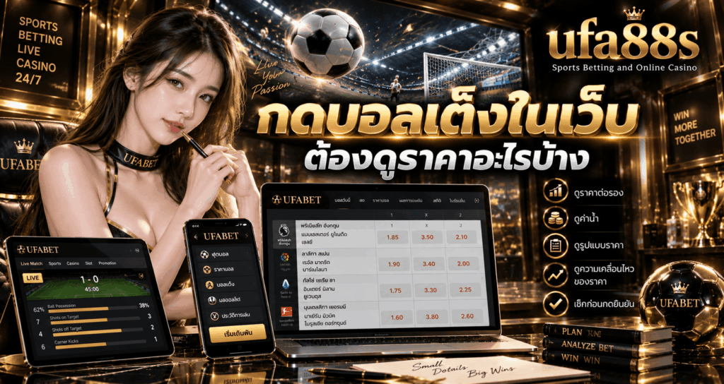 วิธีแทงบอลเต็งในเว็บ