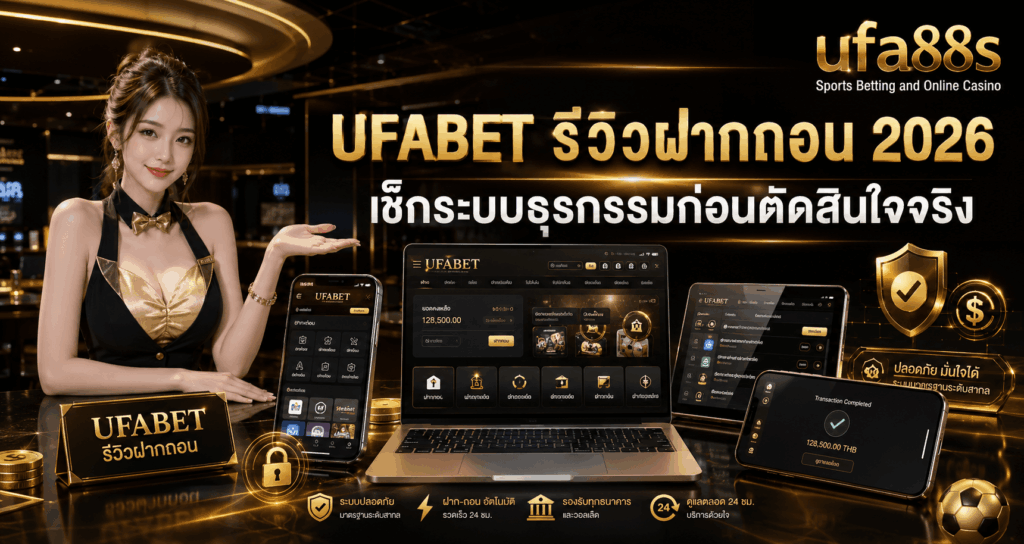 UFABET รีวิวฝากถอน