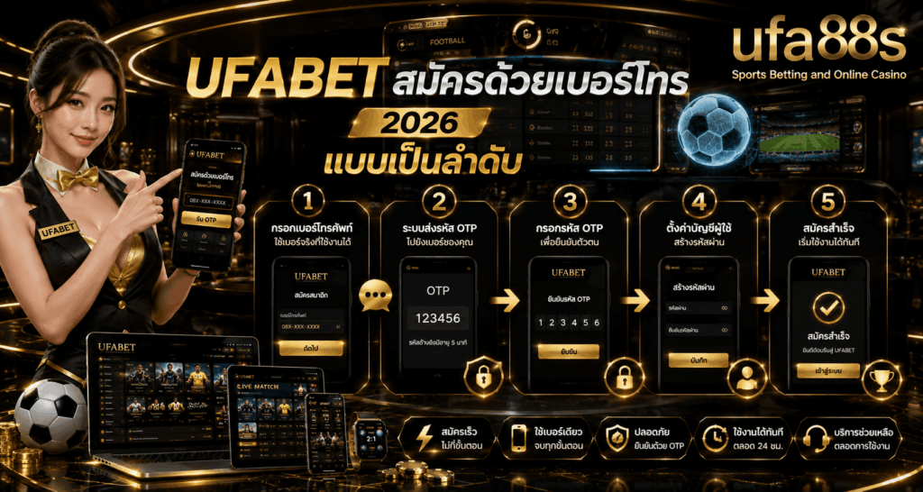 UFABET สมัครด้วยเบอร์โทร