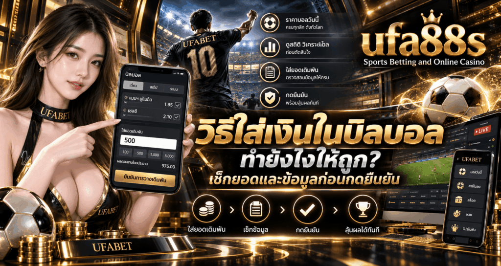 วิธีใส่เงินในบิลบอล