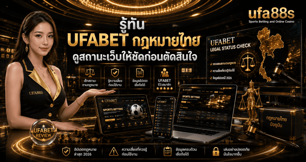 UFABET กฎหมายไทย