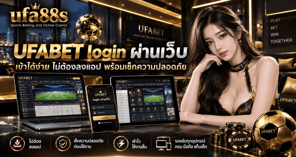 UFABET login ผ่านเว็บ