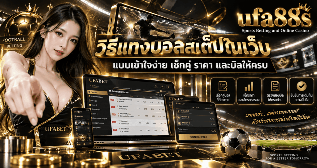 วิธีแทงบอลสเต็ปในเว็บ