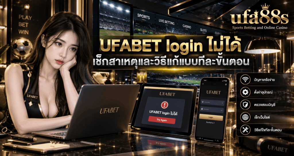 UFABET login ไม่ได้