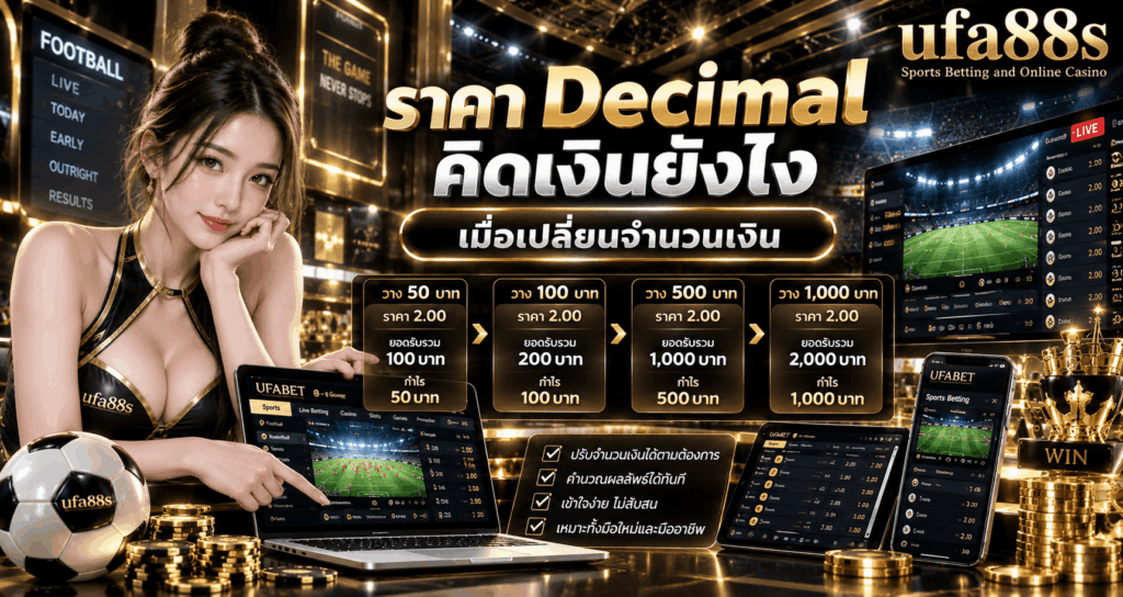 ราคา Decimal คิดเงินยังไง