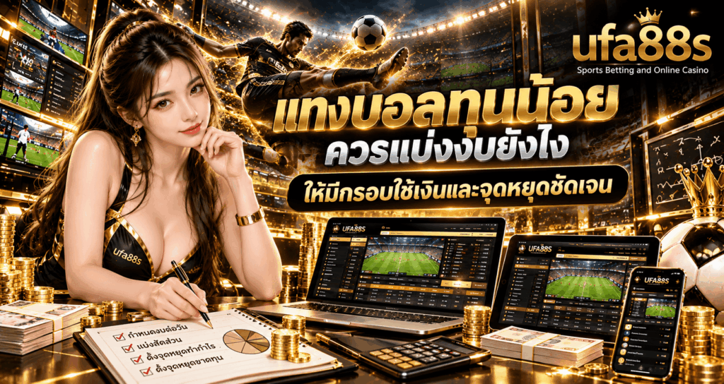 แทงบอลทุนน้อยควรแบ่งงบยังไง