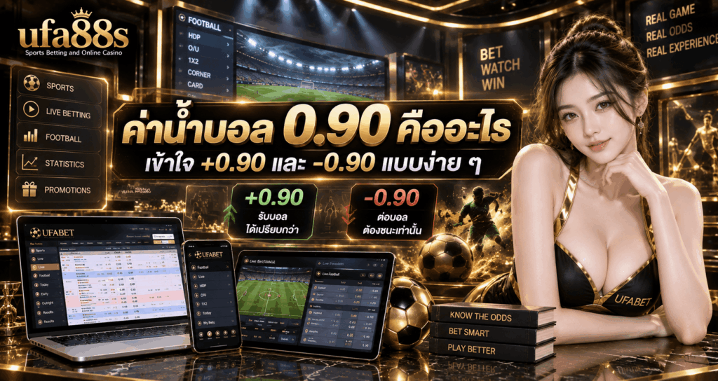 ค่าน้ำบอล 0.90 คืออะไร