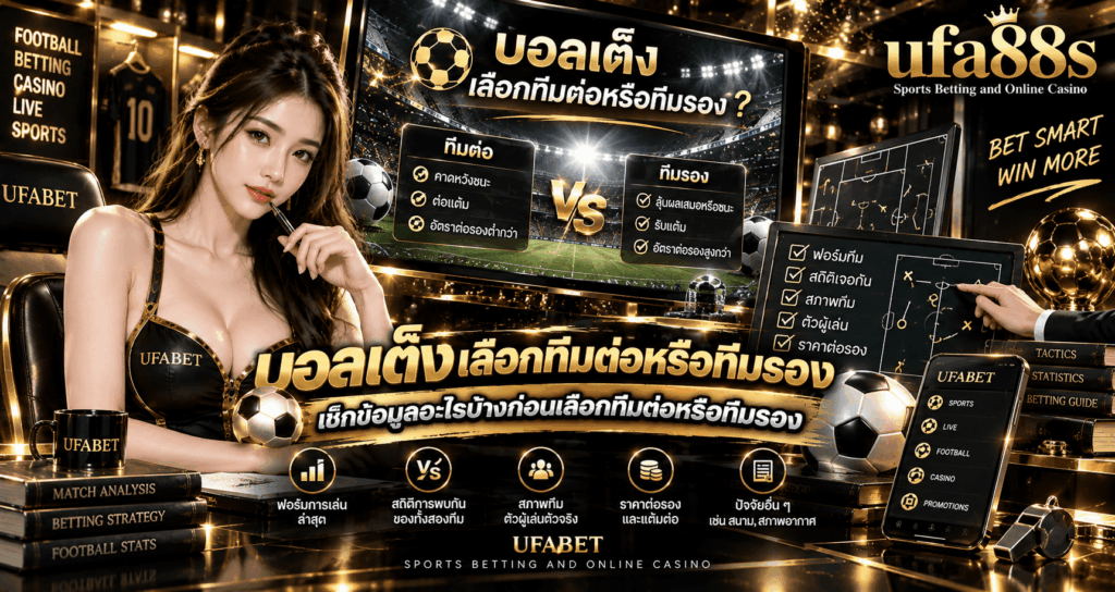 บอลเต็งเลือกทีมต่อหรือทีมรอง