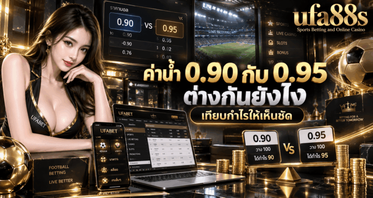 ค่าน้ำ 0.90 กับ 0.95 ต่างกันยังไง