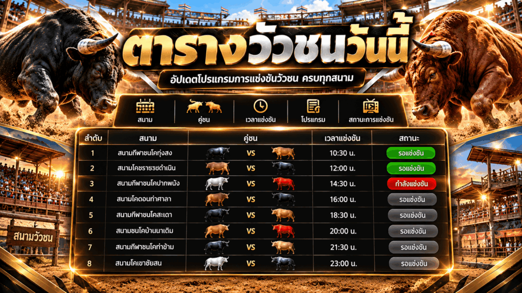 แทงวัวชน