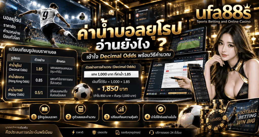 ค่าน้ำบอลยุโรป