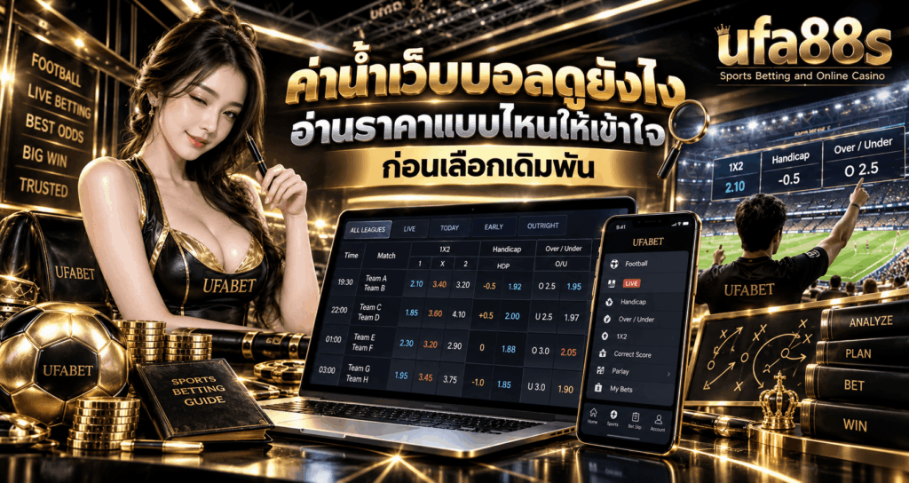 ค่าน้ำเว็บบอลดูยังไง