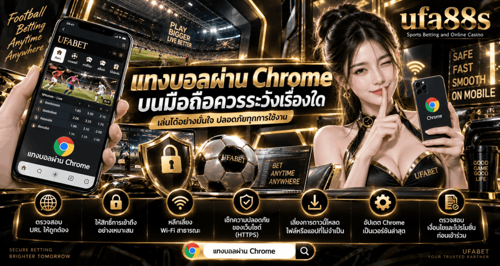 แทงบอลผ่าน Chrome