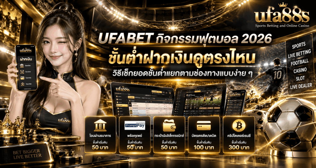 ขั้นต่ำฝากเงินดูตรงไหน