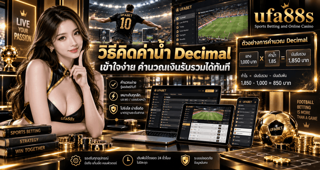 วิธีคิดค่าน้ำ Decimal