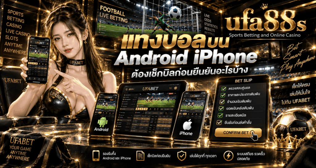 แทงบอลบน Android iPhone