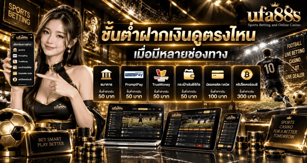 ขั้นต่ำฝากเงินดูตรงไหน