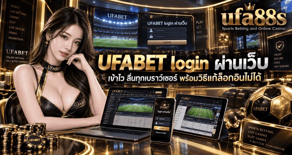 UFABET login ผ่านเว็บ