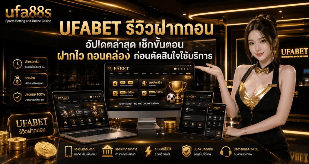 UFABET รีวิวฝากถอน