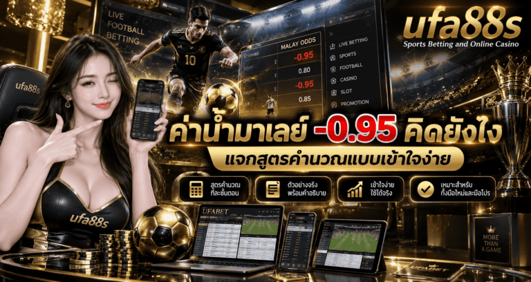 ค่าน้ำมาเลย์ -0.95 คิดยังไง