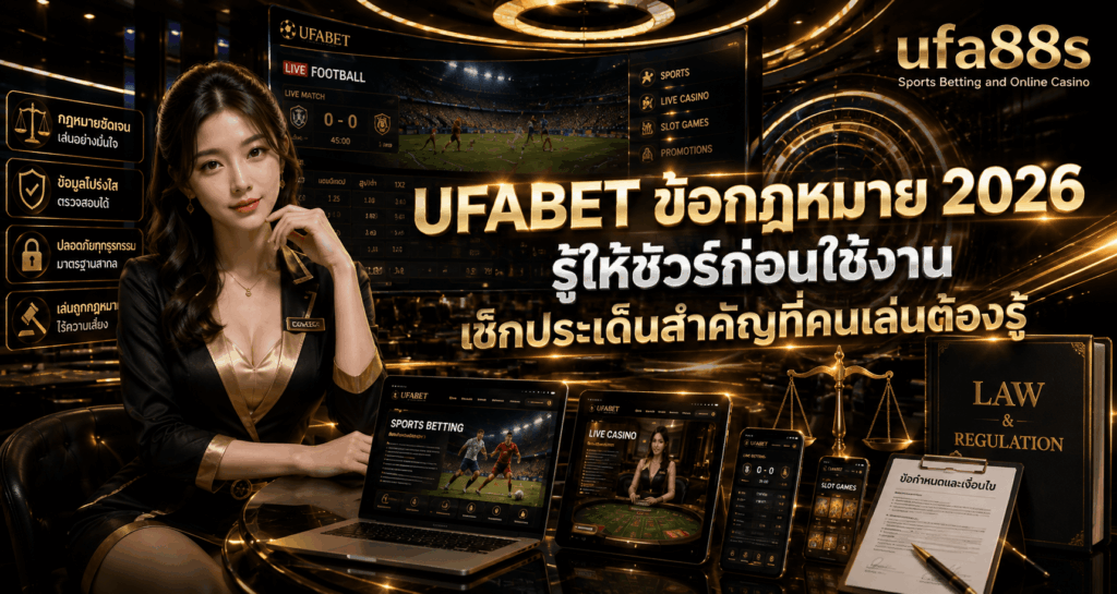 UFABET ข้อกฎหมาย