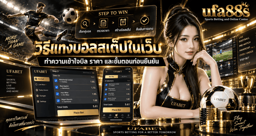 วิธีแทงบอลสเต็ปในเว็บ