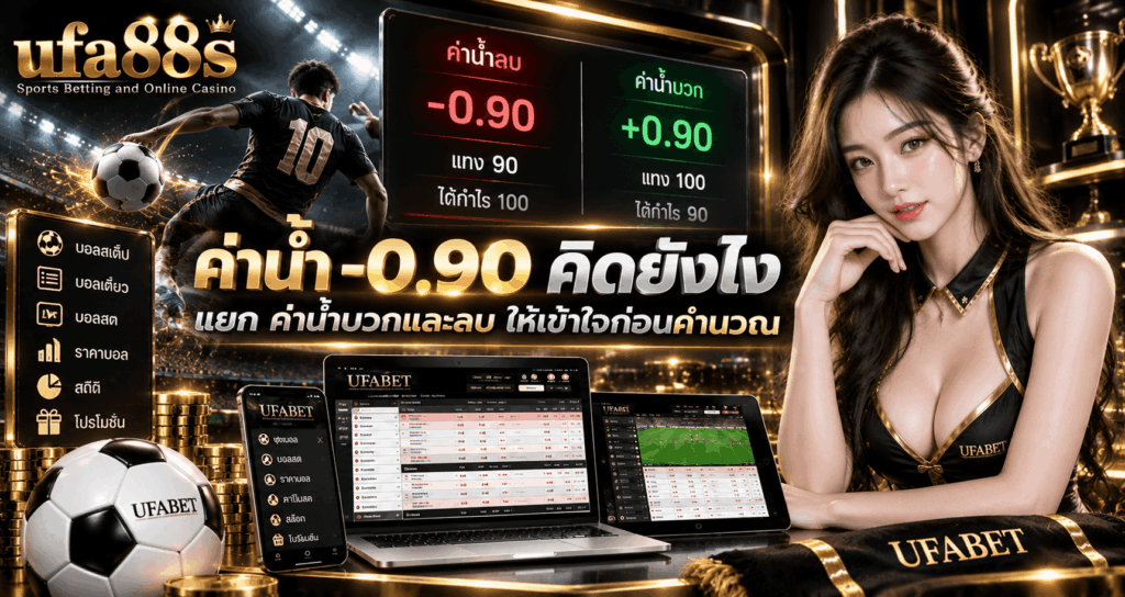 ค่าน้ำ -0.90 คิดยังไง