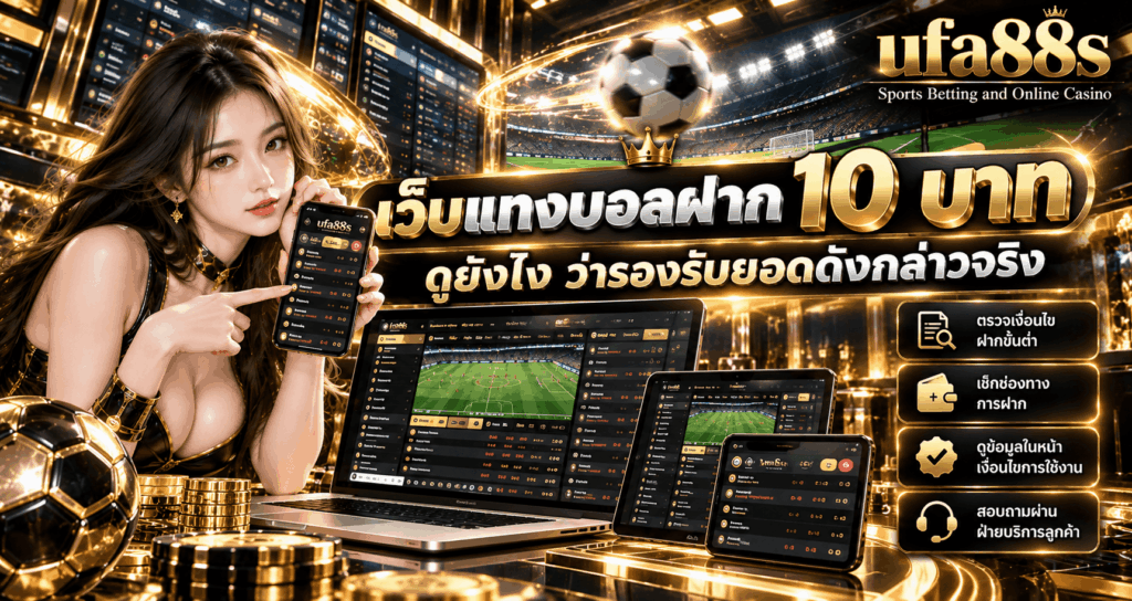 เว็บแทงบอลฝาก 10 บาท