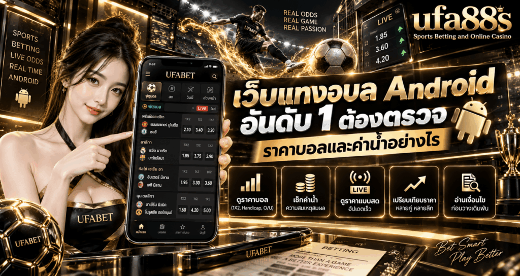 เว็บแทงบอล Android