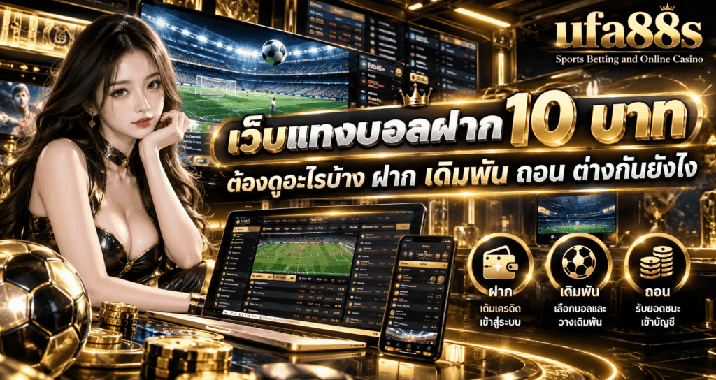 เว็บแทงบอลฝาก 10 บาท