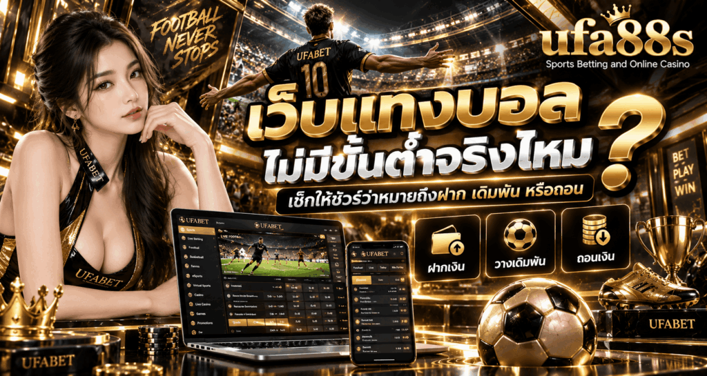 เว็บแทงบอลไม่มีขั้นต่ำจริงไหม