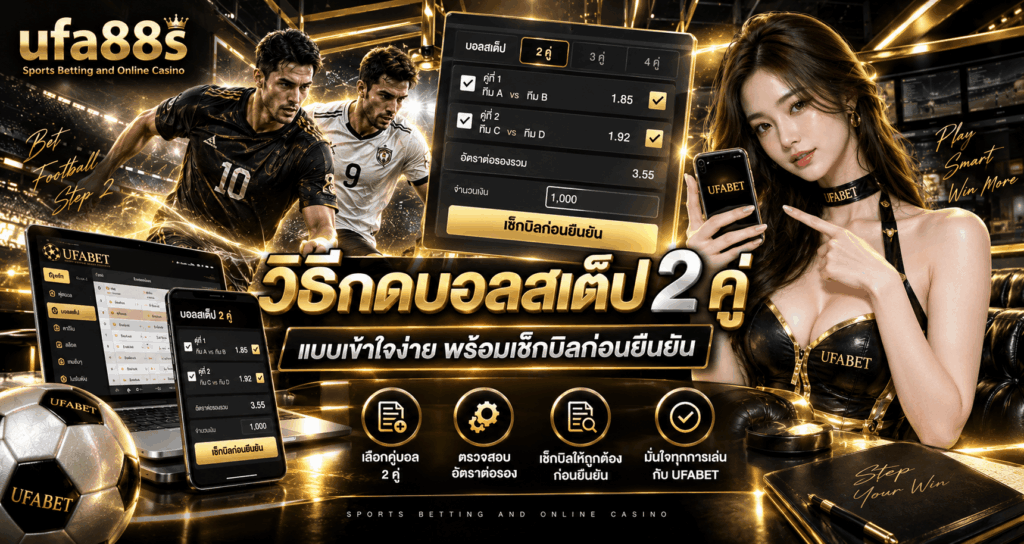 วิธีกดบอลสเต็ป 2 คู่