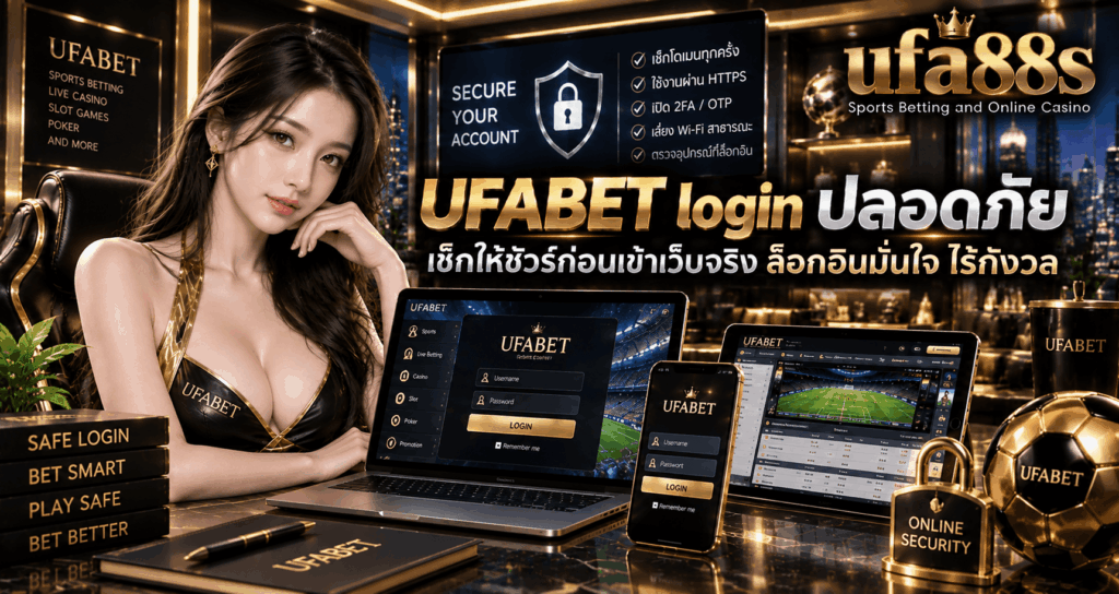UFABET login ปลอดภัย