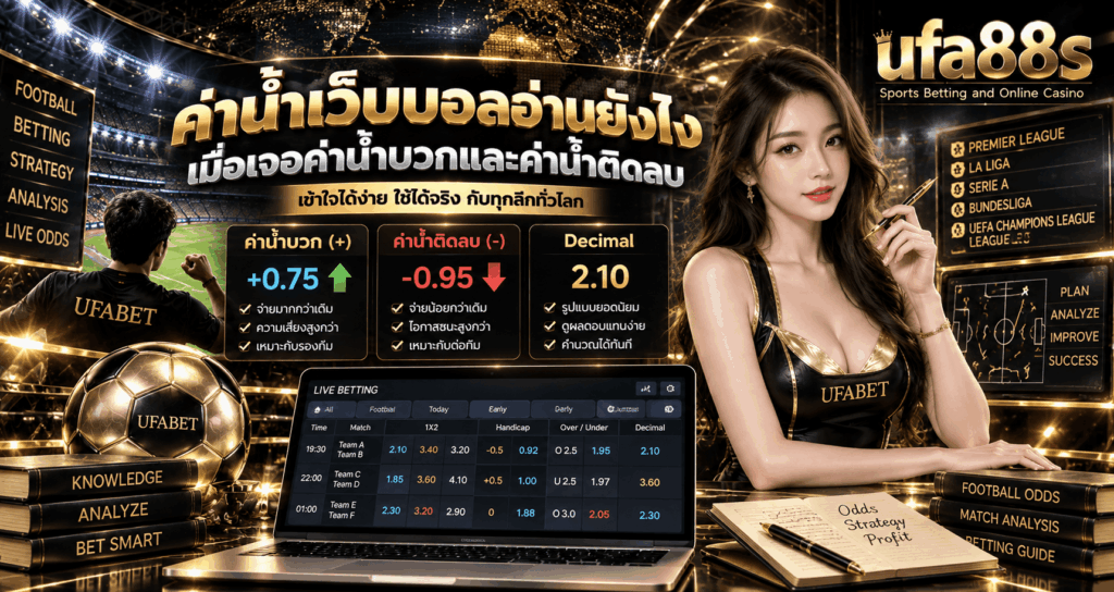 ค่าน้ำเว็บบอลดูยังไง