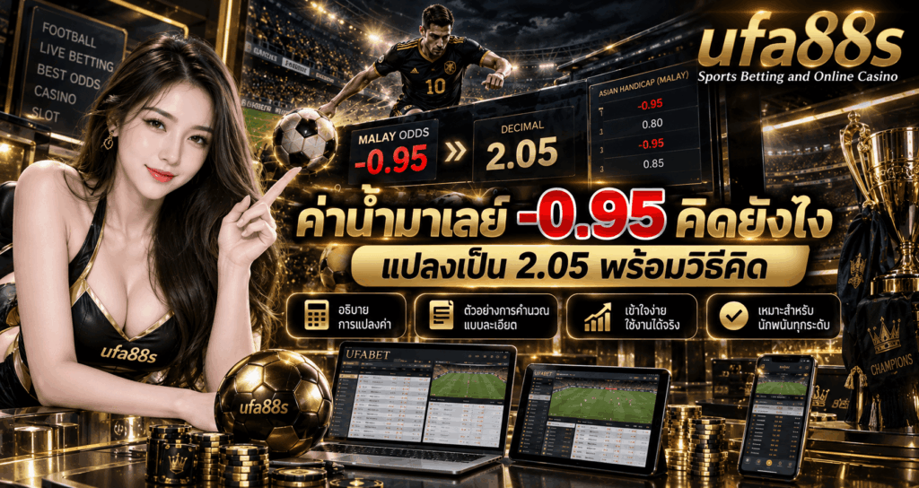 ค่าน้ำมาเลย์ -0.95 คิดยังไง