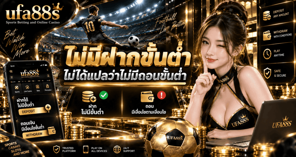 ไม่มีฝากขั้นต่ำคืออะไร