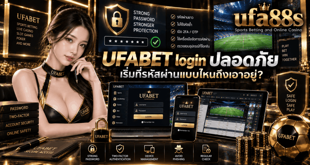 UFABET login ปลอดภัย