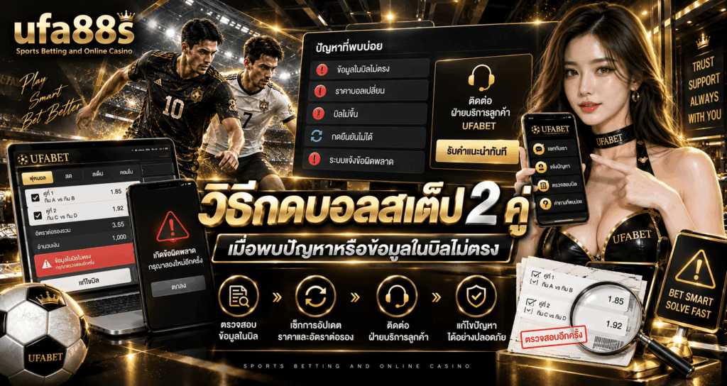 วิธีกดบอลสเต็ป 2 คู่
